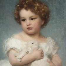 Оригинал схемы вышивки «Девочка с кроликом. William Robert Symonds» (№2132133)