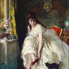 Схема вышивки «Утро. Lucius Rossi»