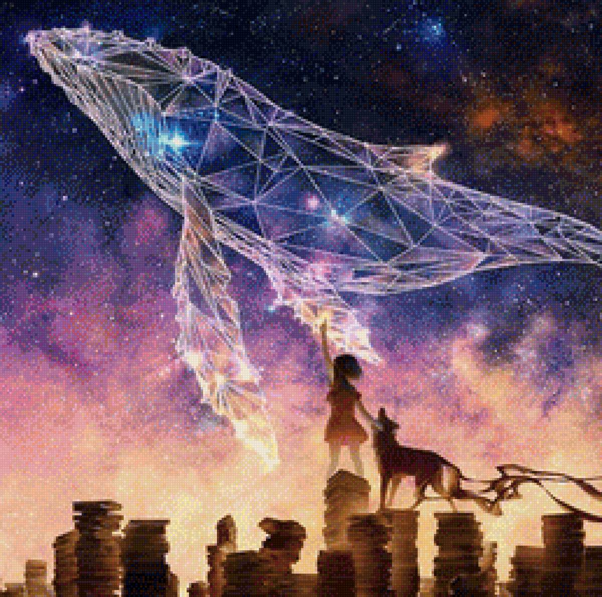 Созвездие Кита - кит, мечты, созвездие, звезды - предпросмотр