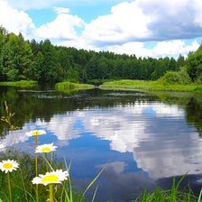 Схема вышивки «Пейзаж»
