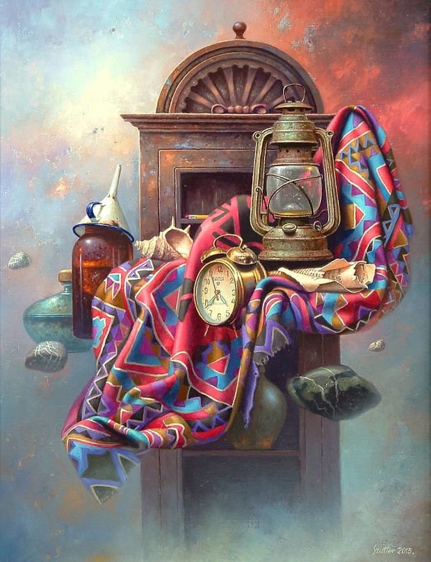 ЭДВАРД ШУТТЕР.ПОВСЕДНЕВНАЯ ЖИЗНЬ - картины - оригинал