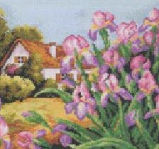 Схема вышивки «casa,lírio»