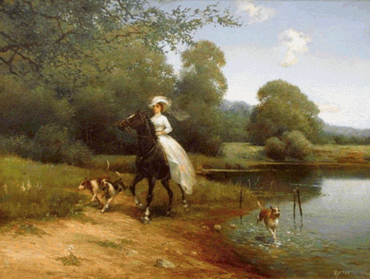 Прогулка - картина - предпросмотр