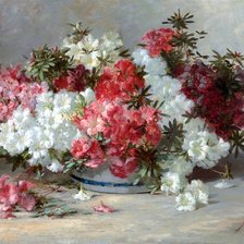 Схема вышивки «азалии»