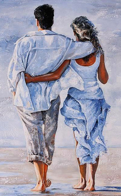 Двое - любовь, пара, у моря, романтика, чувства - оригинал