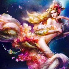 Схема вышивки «Fox dmc»