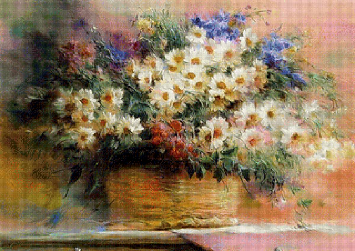 Картины цветы россии