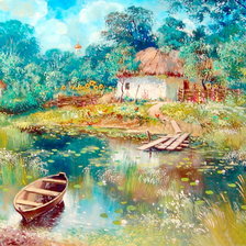 Схема вышивки «Южный уголок»