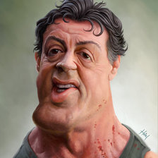 Схема вышивки «СИЛЬВЕСТР СТАЛЛОНЕ-РЭМБО»