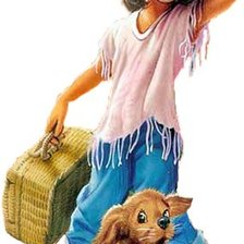 Схема вышивки «niña»