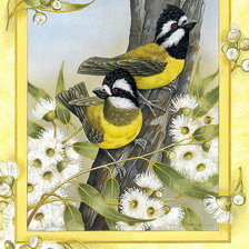 Схема вышивки «Синичкина толстоголовка»