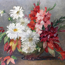 Схема вышивки «цветы»