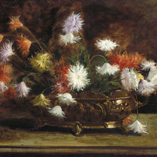 Схема вышивки «астры»