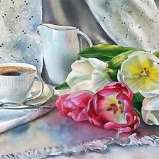 Схема вышивки «акварель»