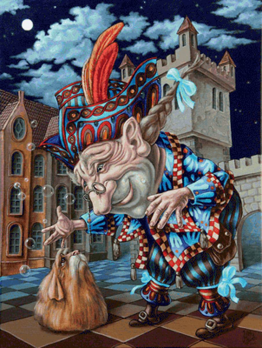 Victor Molev.Собака, неожиданно обретшая доброго хозяина - картины, люди - предпросмотр