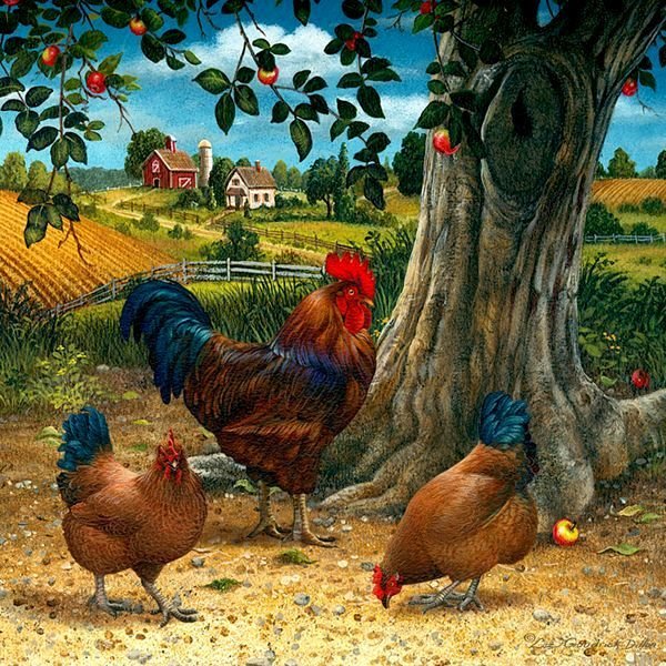 Rancho,no,sitio - sitio, natureza, quadro - оригинал