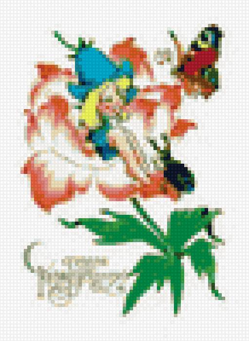 Дюймовочка - открытка, детям - предпросмотр