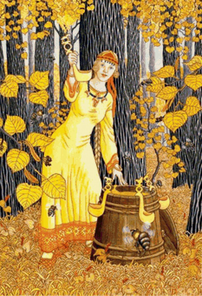 Медовый Спас - природа, девушка, лес - предпросмотр