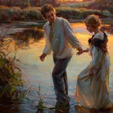 Схема вышивки «Семья»