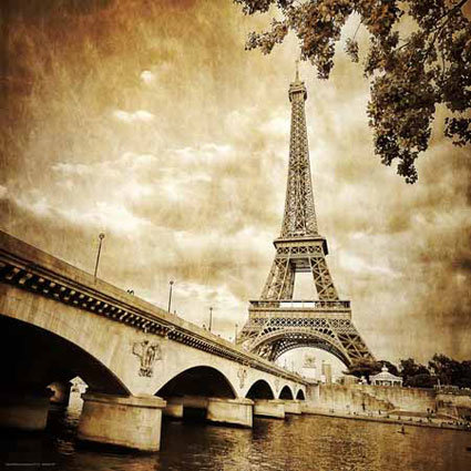 Париж - париж, эйфелева башня, сепия - оригинал