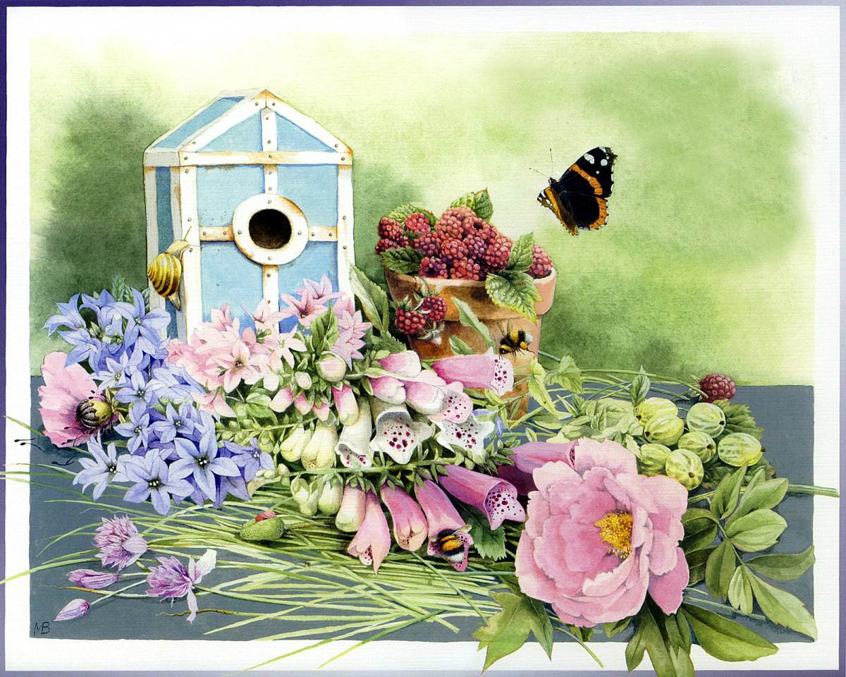 zátišie kvety - оригинал