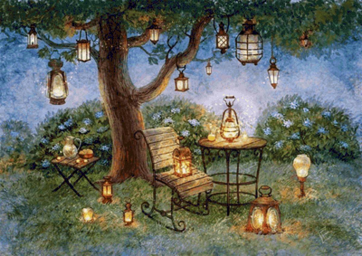 ГАЛИНА ЕГОРЕНКОВА.ФОНАРИКИ - пейзажи - предпросмотр