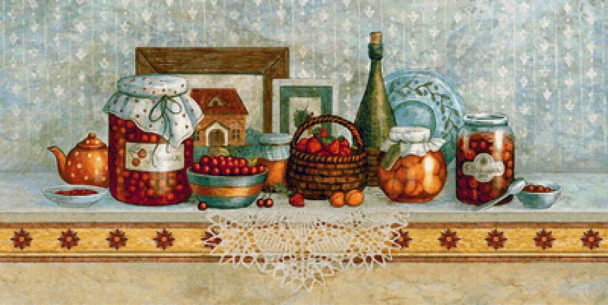 ГАЛИНА ЕГОРЕНКОВА.ПОЛОЧКА С ВАРЕНЬЕМ - кухня - предпросмотр