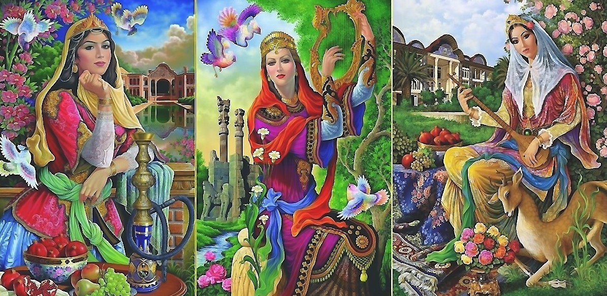 Персидская живопись - оригинал