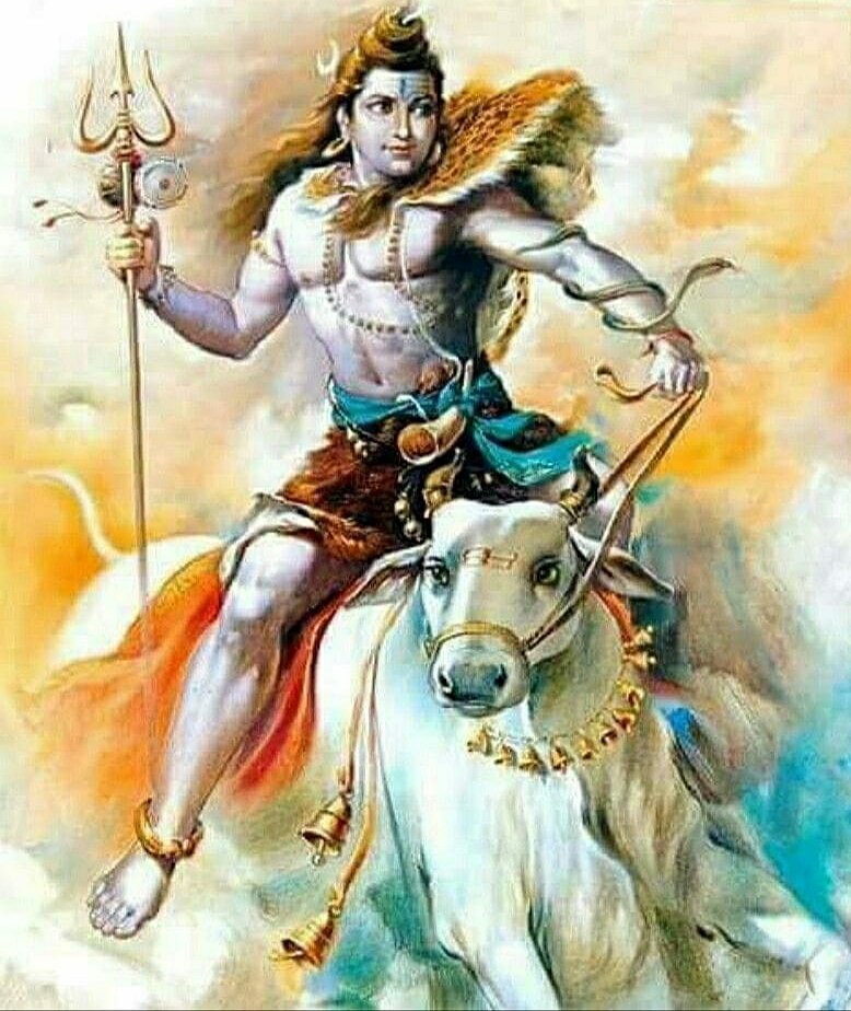 Махадев - махадев, шива, индия, бык - оригинал