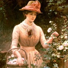 Схема вышивки «В саду. Percy Tarrant»