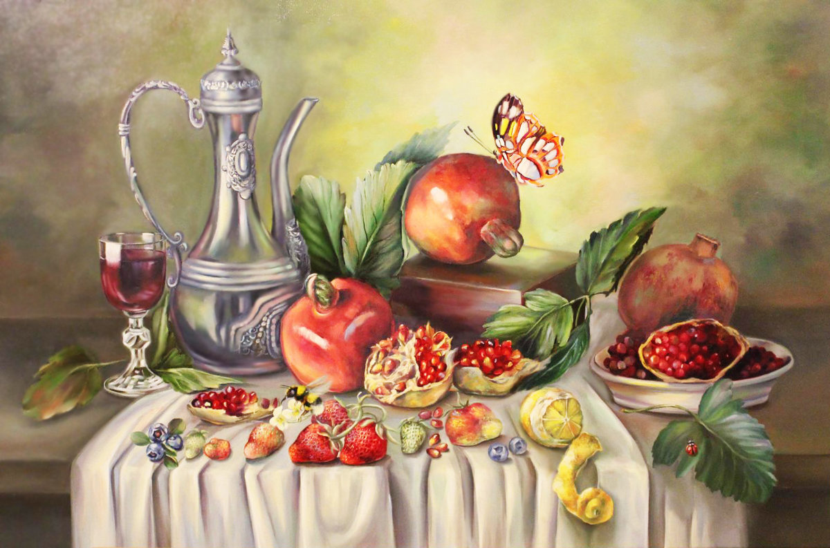 Натюрморт. - живопись., натюрморт - оригинал