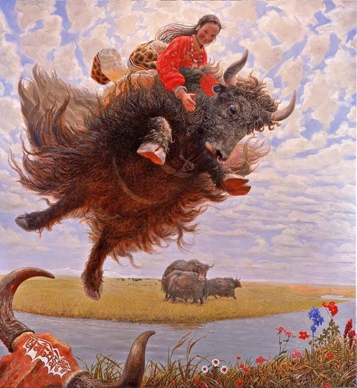 ВАН ИГУАН. ЛЕТАЮЩИЕ ДЕВУШКИ-4 - люди - оригинал