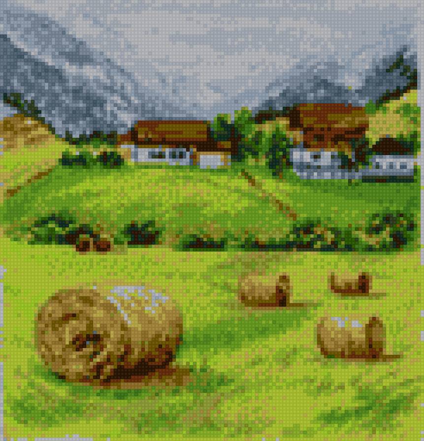 Тоскана от "Овен" - поля, тоскана, пейзаж - предпросмотр