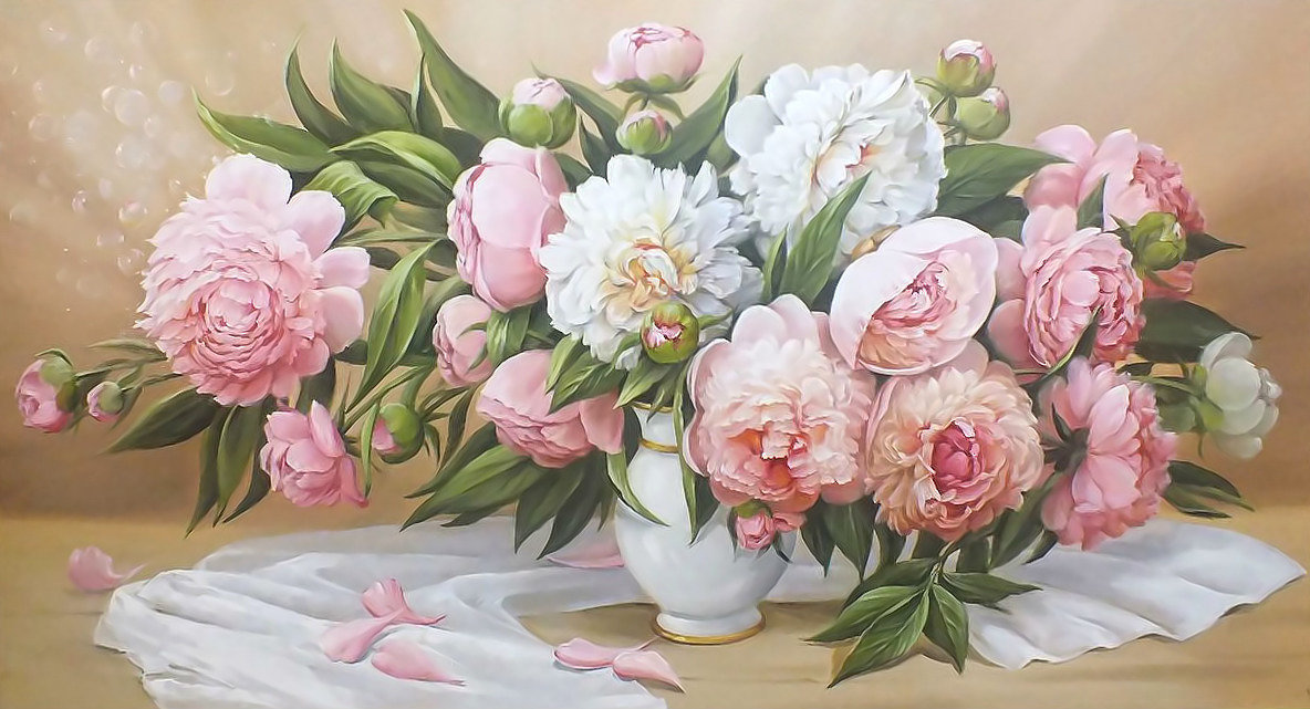 Пионы - оригинал