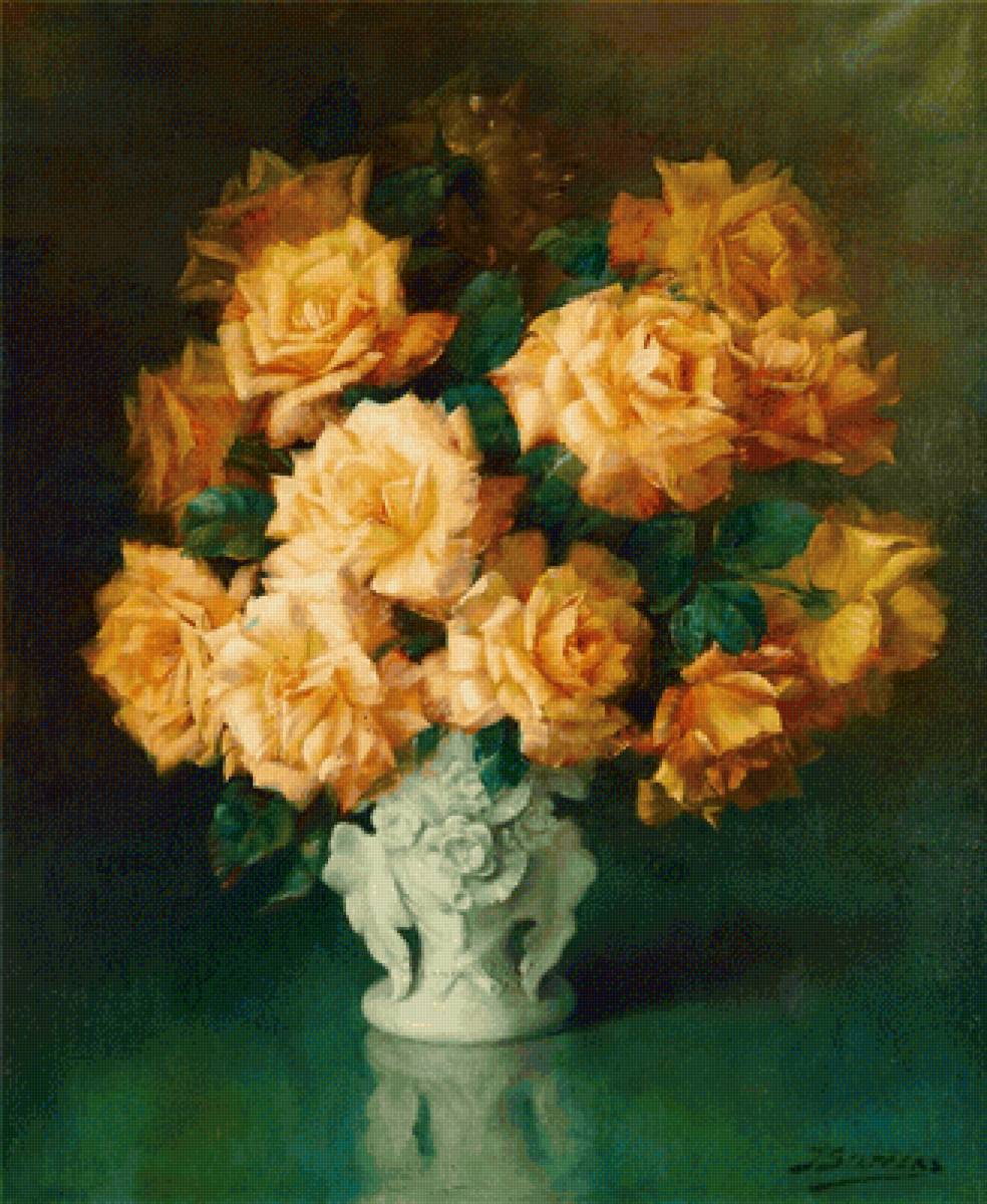 цветы - картина - предпросмотр