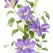 Схема вышивки «цветы»