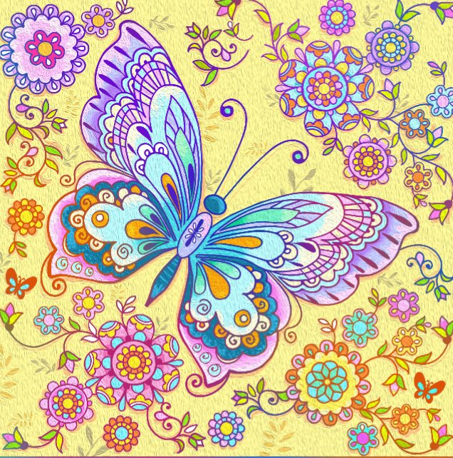 бабочка - оригинал