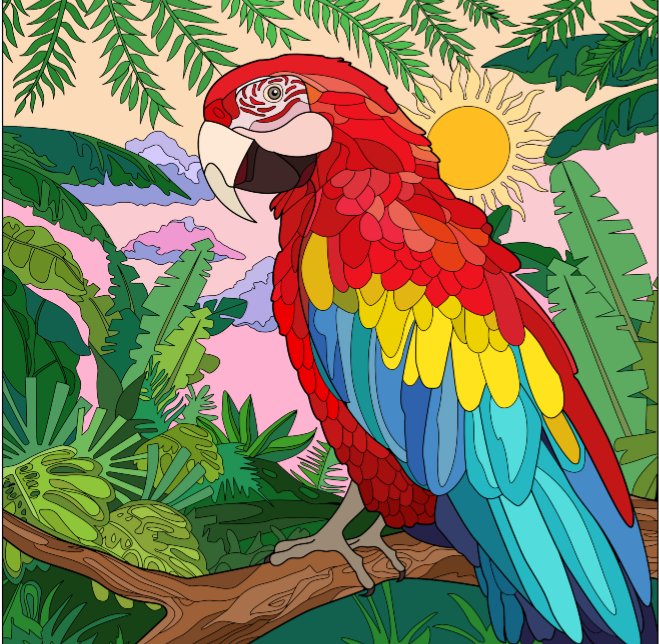 попугай гоша - оригинал