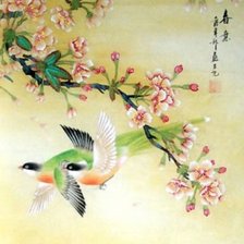 Схема вышивки «Птицы»