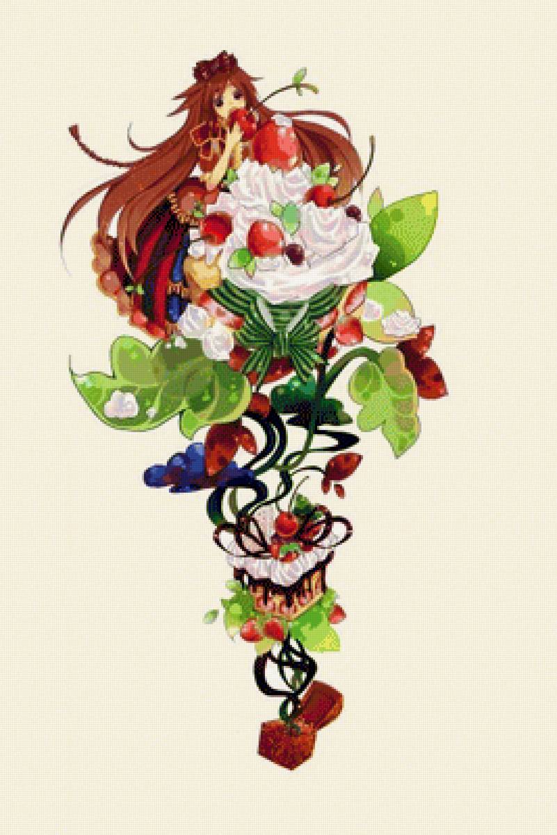 Сладкоежка - фея, сладость - предпросмотр