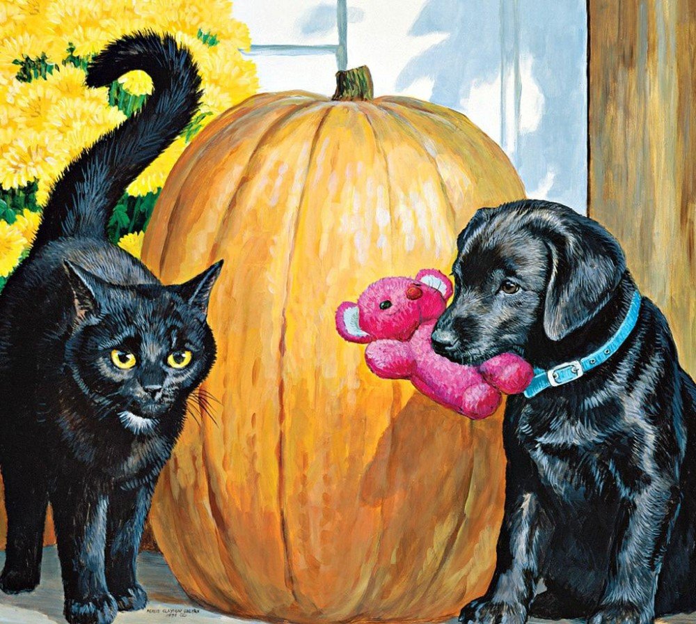 №2141253 - собака, кот - оригинал