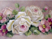 Схема вышивки «цветы»