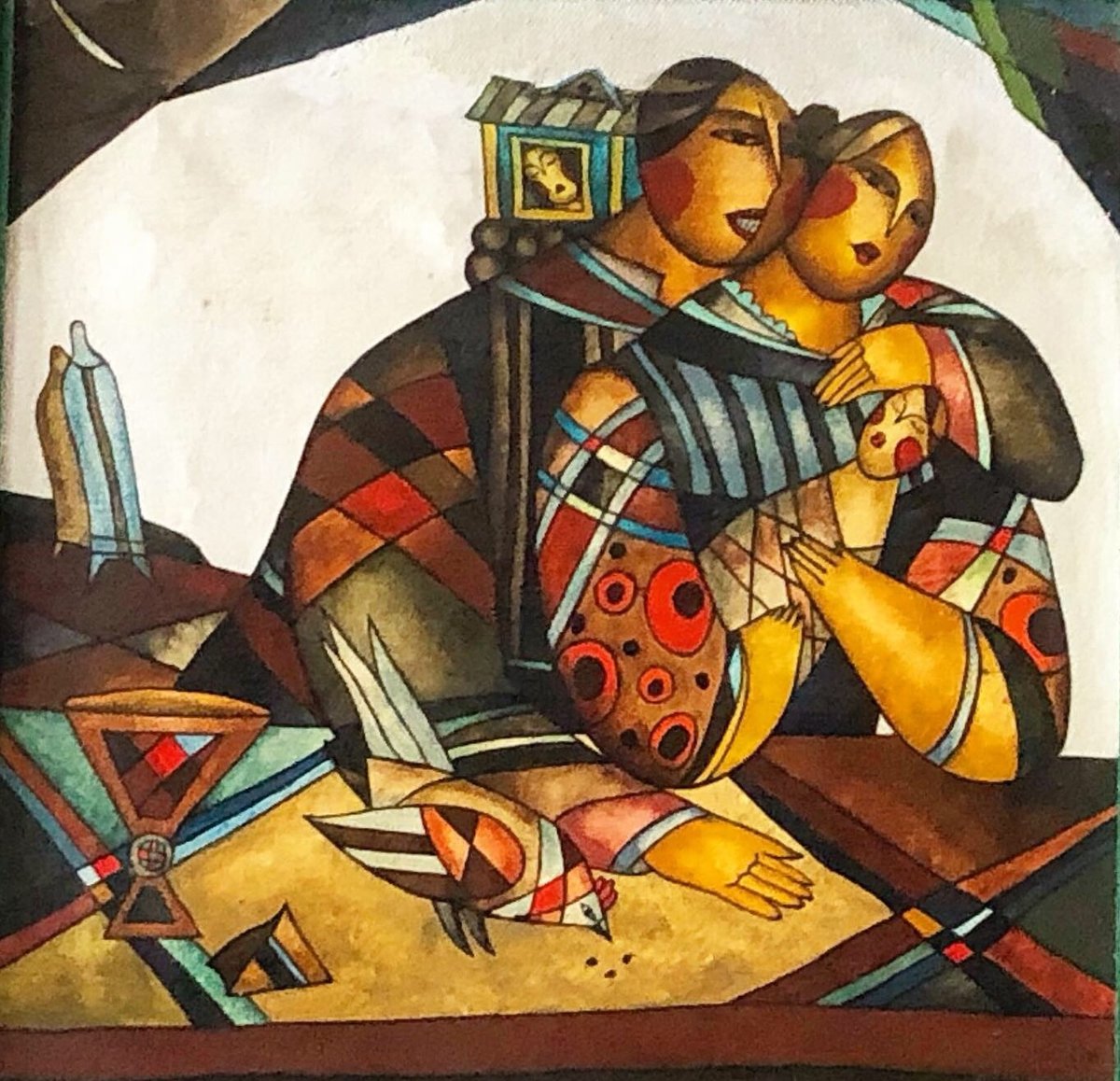 Семья - семья, живопись - оригинал