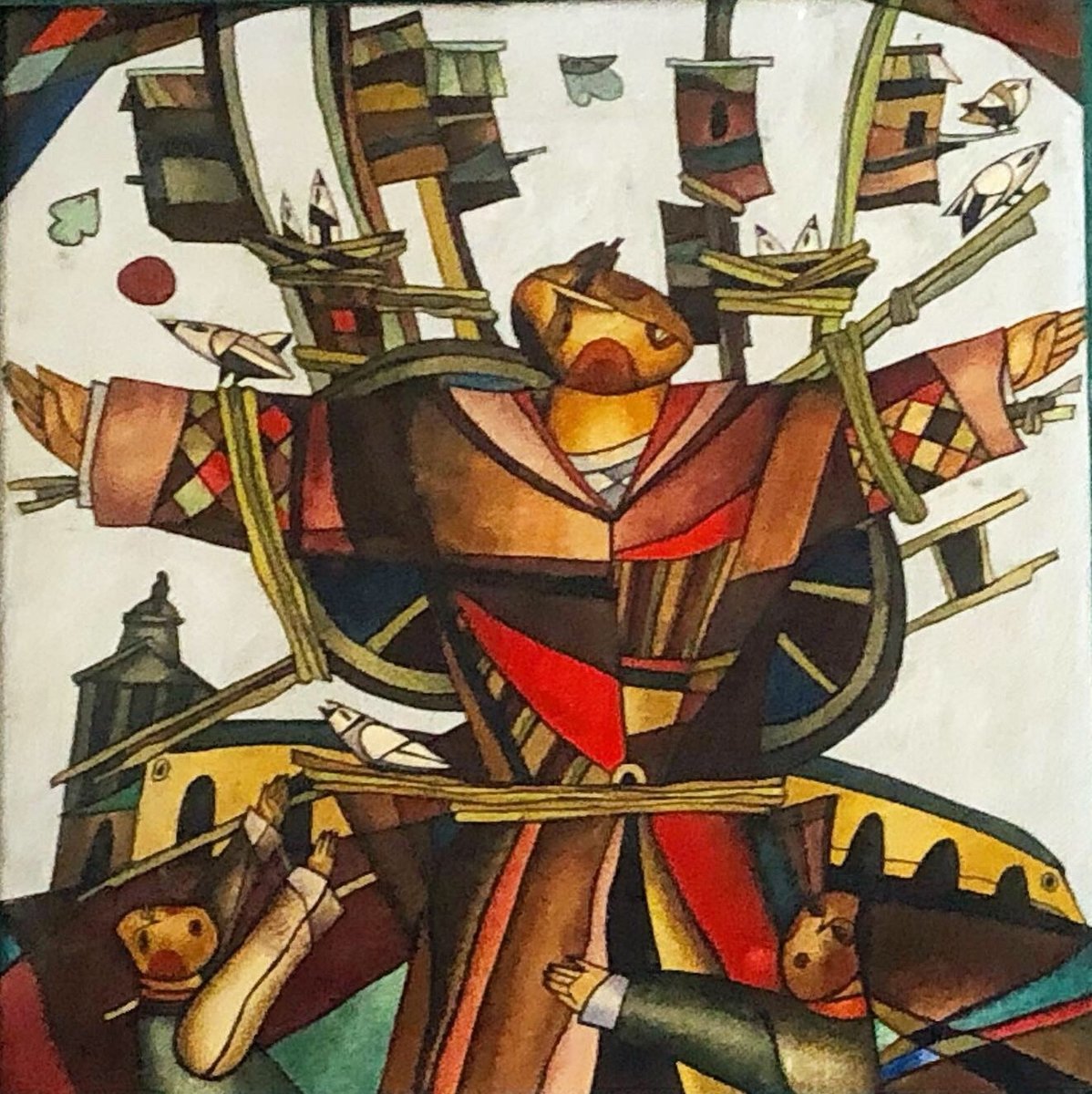 Птичник - живопись - оригинал