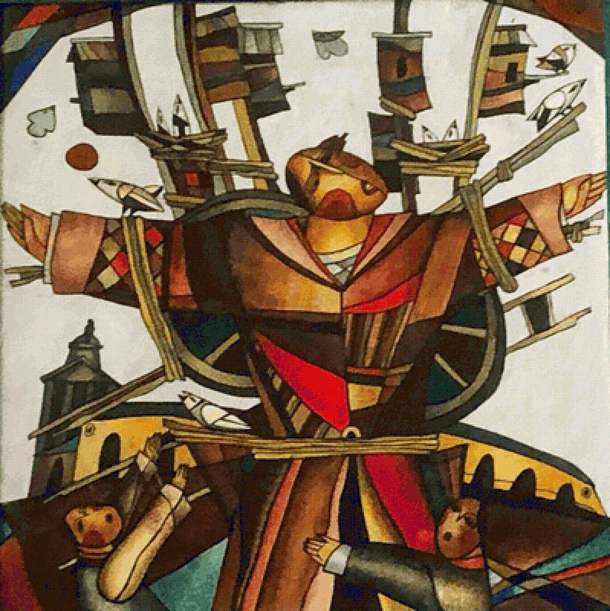 Птичник - живопись - предпросмотр