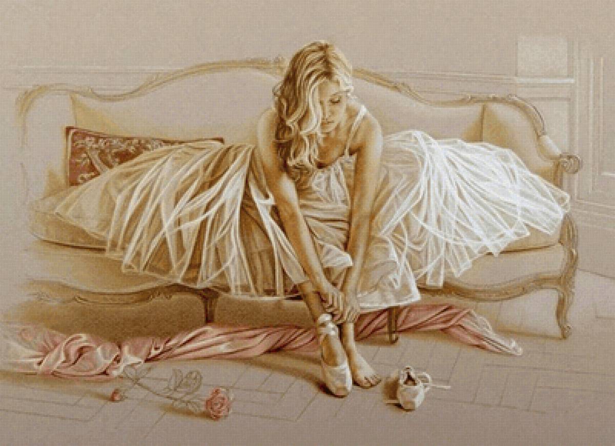 Балерина - балерина, девушка, портрет, балет, женщина - предпросмотр