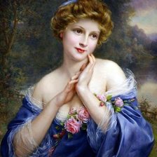 Схема вышивки «retrato 1»