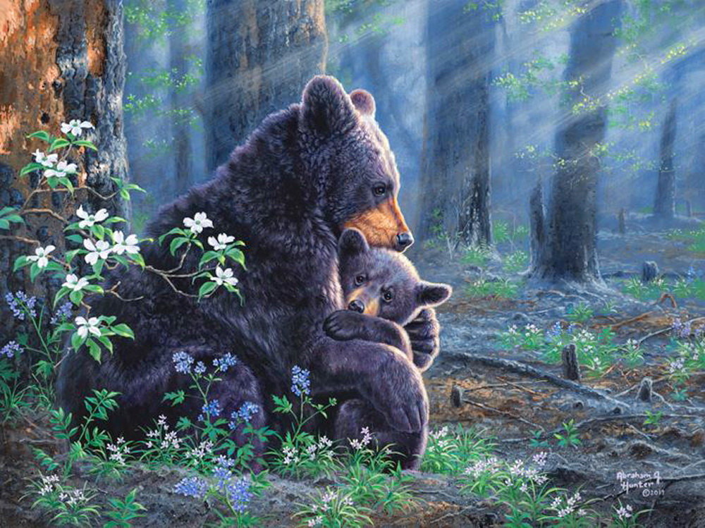 №2141892 - медведи, медведица, лес, медвежонок - оригинал