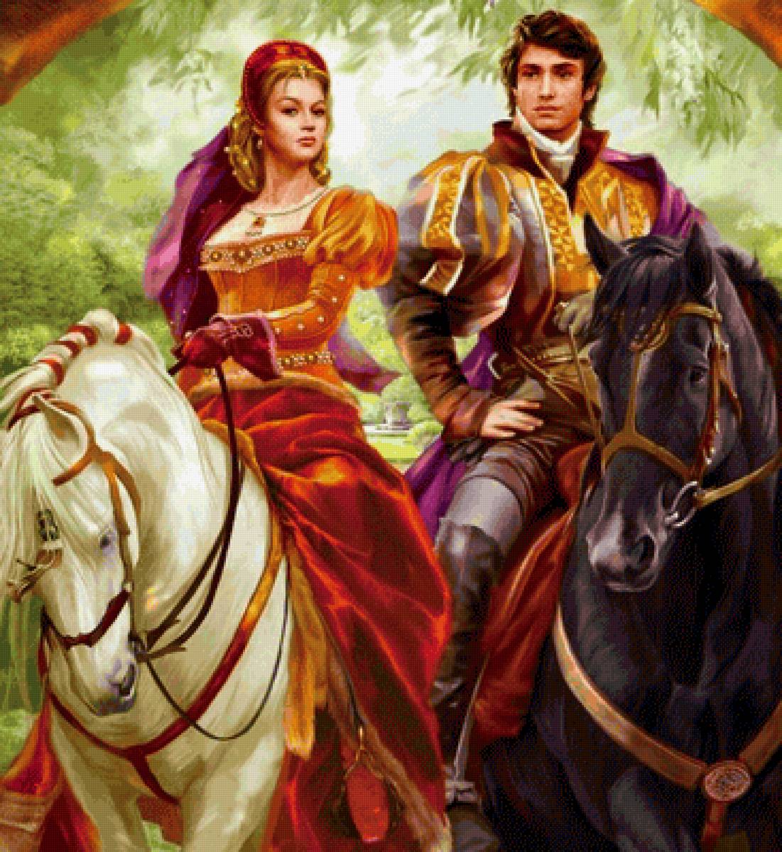 Пара - сказка, фэнтези, иллюстрация - предпросмотр