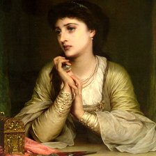 Схема вышивки «Томас Фрэнсис Дикси. Мысли далеко (Джульетта)»